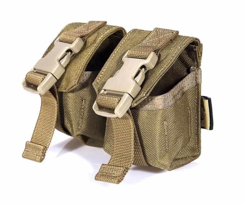 FLYYE MOLLE Двойная Сумка для гранаты, военная походная сумка CORDURA G005