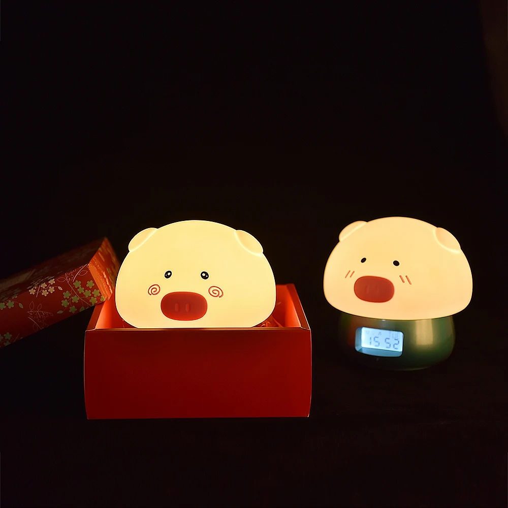 TFBC-дети спальня зарядка через Usb будильник ночник Легкая установка пульт дистанционного управления мягкий ПЭТ милый красочный декоративный Led Carto