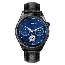 Mlais MTK2601 Android 5.1 Reloj Inteligente 1.2 GHz Dual Core Smartwatch Podómetro Pulsómetro Bluetooth Reloj Inteligente Para Android