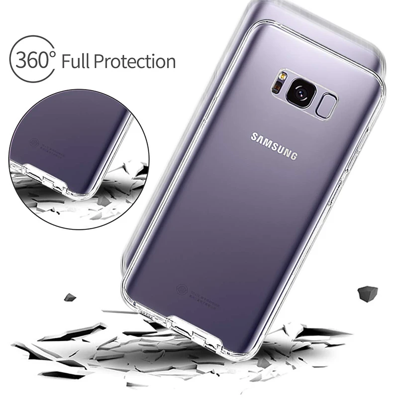 Полностью закрытый чехол для телефона Samsung Galaxy A10 A20 A30 A40 A50 A70 M10 M20 M30 S10 Plus S9 S8 S7 NOTE 10