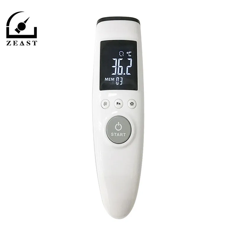 

LCD Electronic Digital Thermometer IR Infrared Dual Mode Forehead and Ear Adult Body Thermometer Measurement with Alarm Functio
