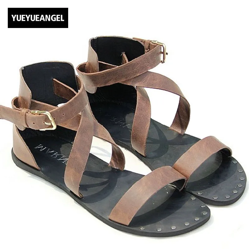 Flats scarpe For scarpe out Roman Vogue Gladiator Buckle Sandalos Strap Flats Flats Flats scarpe For scarpe out Roman Vogue Gladiator Buckle Sandalos Strap a34521
