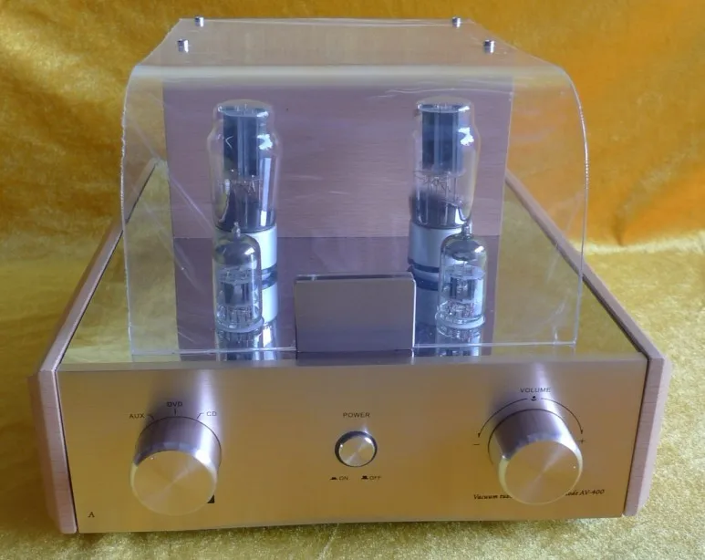 

Dantex AV-400 HiFi 2.0 Audio Electronic Pipe Vaccum Tube Amplifier RMS 35W+35W 5Z4P*2+6N1*2 AC220V ONLY!