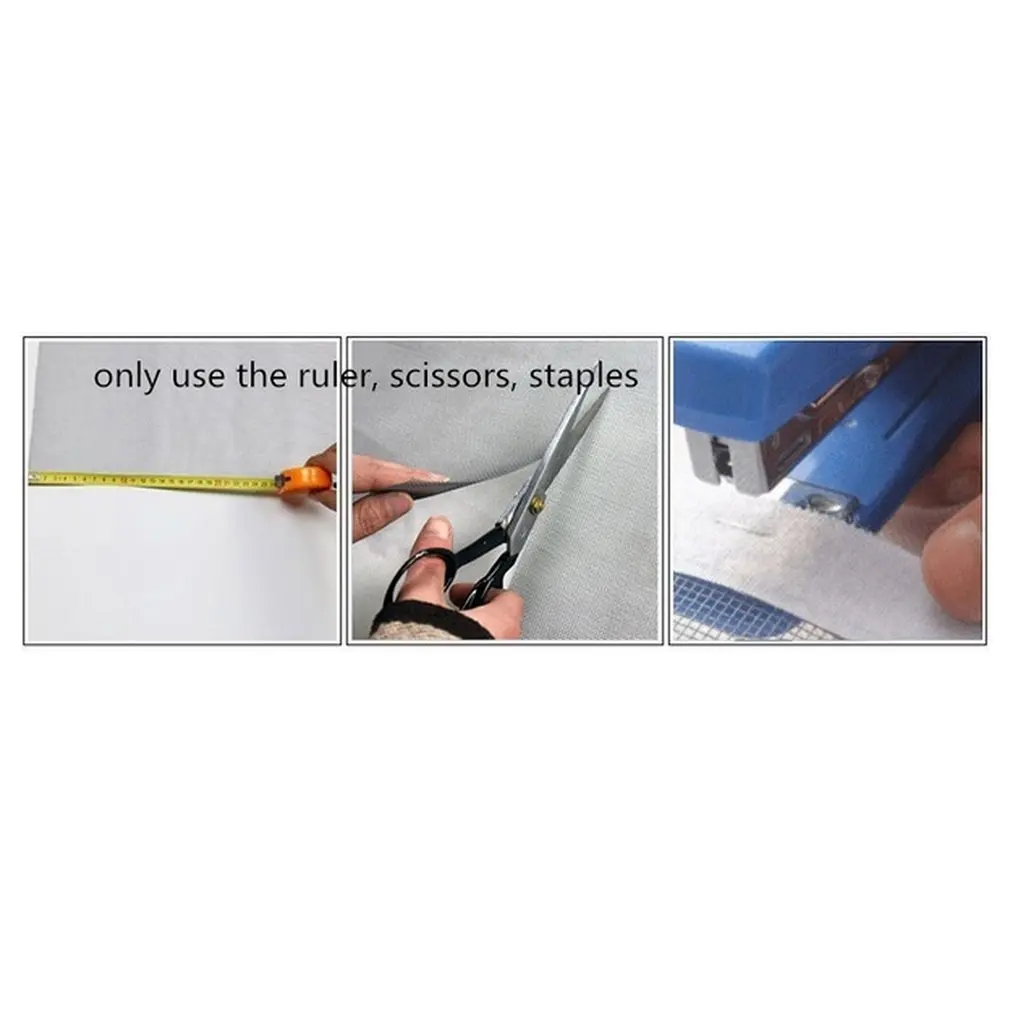 New Magnetic ventilation environmental protection dustproof living room self-adhesive gauze Simple repeated folding Dropshipping