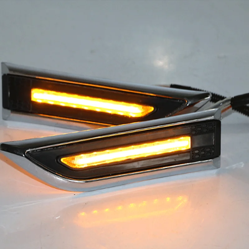 

2pcs set Led Side Turning Signals Front Turn Lights Sticker for Chevrolet Cruze 2009 2010 2011 2012 2013 2014 2015 2016 Parts