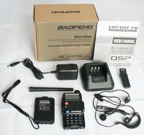 Baofeng BF-F8+ Walkie Talkie 5 Вт 128CH UHF+ VHF Band двухчастотный Baofeng BF-F8 fm-радио, HT-с батареей двухстороннее радио