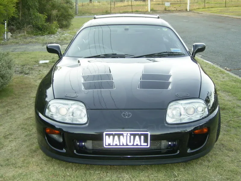 1993-1998 Toyota Supra MK4 TS Style Hood Bonnet CF (18)