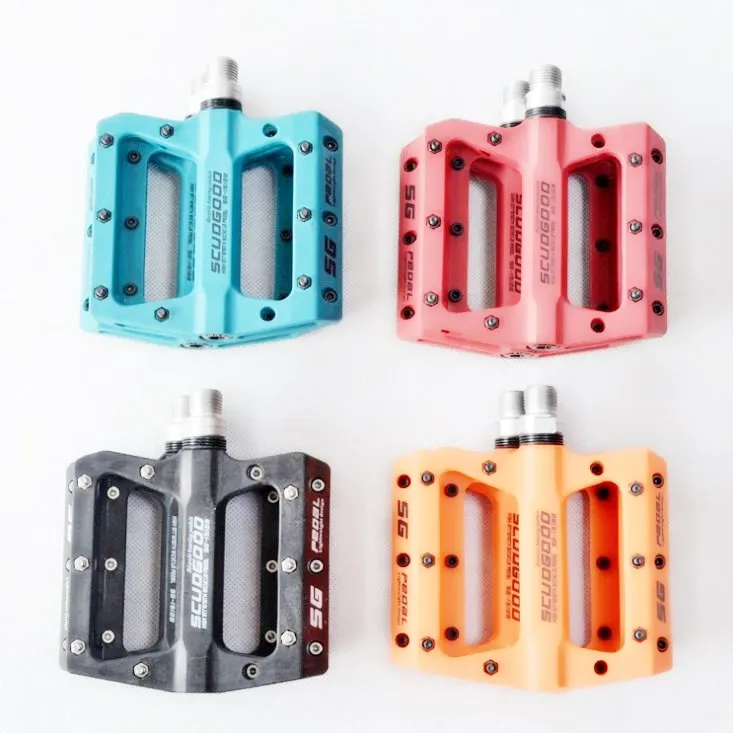SCUDGOOD Bicycle Pedals Nylon Fiber Ultra light Mountain Bike Pedal 4