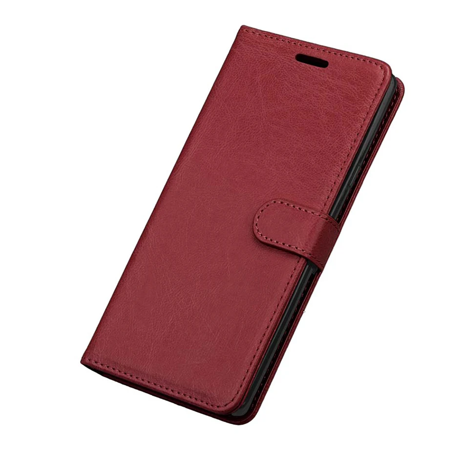 Однотонный кожаный чехол для телефона Sony Xperia Z3 Compact Z5 Mini M4 XZ1 X C6 XA Ultra XZ Premium XA2 L2