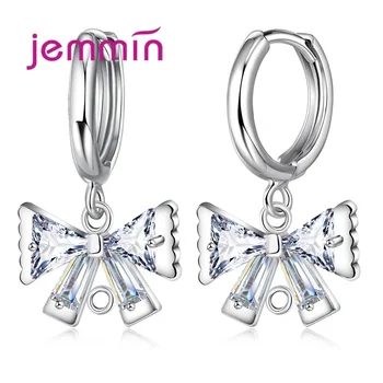 

Brand Bow Shape Women 925 Sterling Silver Earrings Jewelry Anti-Discoloration Earing Findings For DIY Components