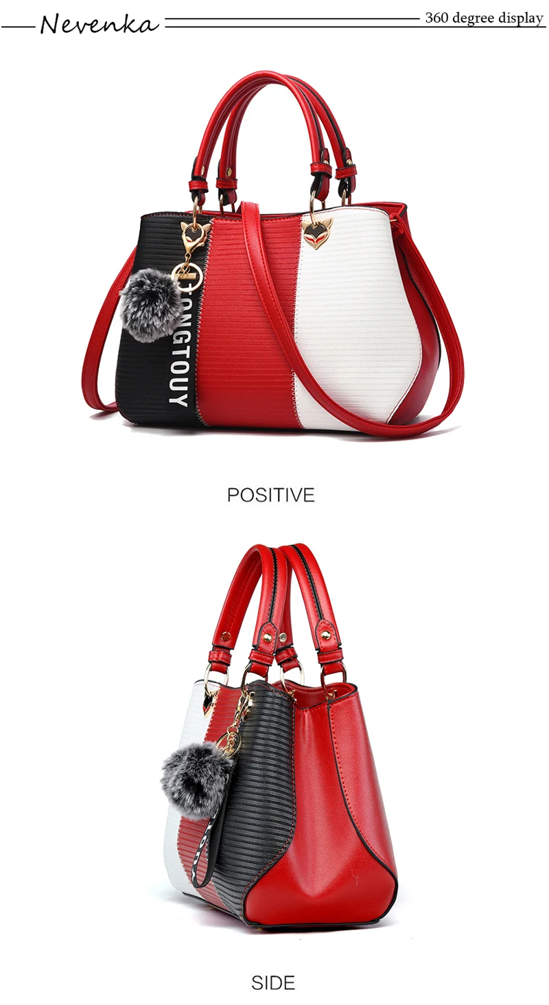 Nevenka роскошные сумки женские сумки дизайнерские Hairball сумка через плечо женская сумка-мессенджер Женская водонепроницаемая модная сумочка