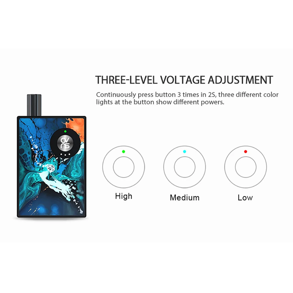 Оригинальный набор vape OVNS JC02 электронная сигарета с аккумулятором 650 мАч 1 мл 2 Ом