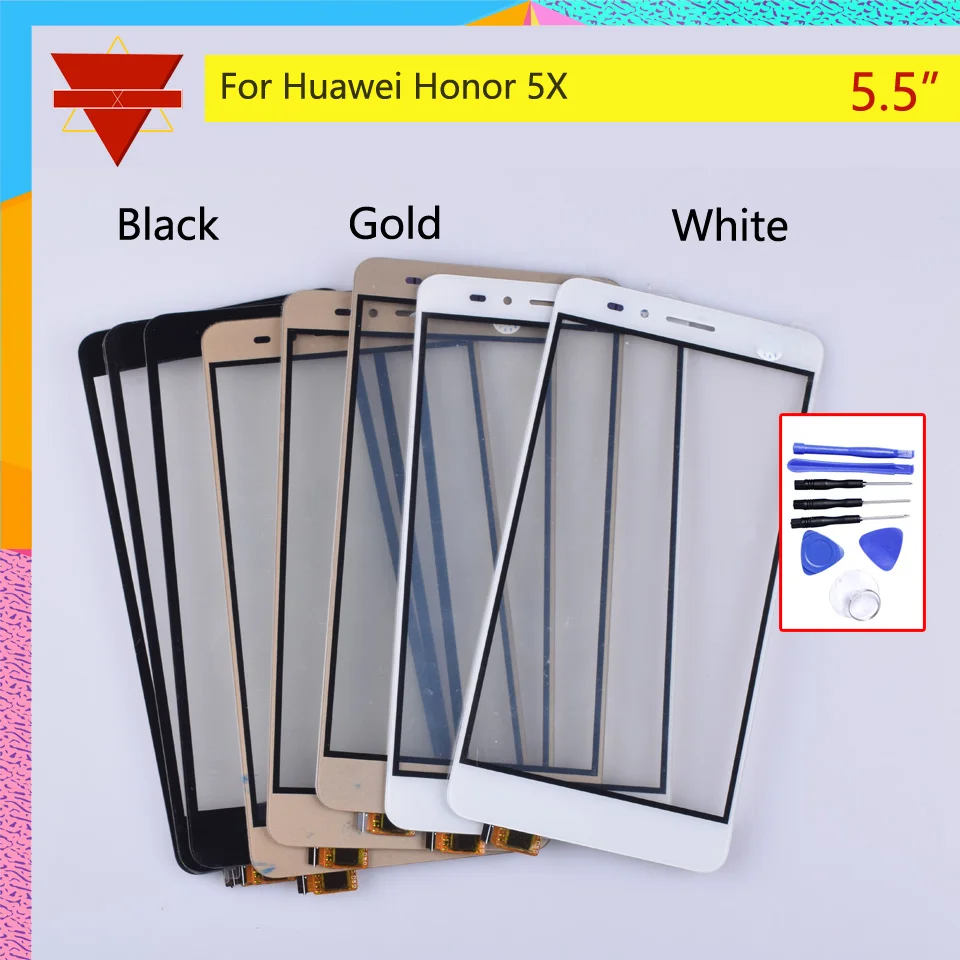 Сенсорный экран 5 дюйма для Huawei Honor 5X сенсорный с дигитайзером сенсор внешняя