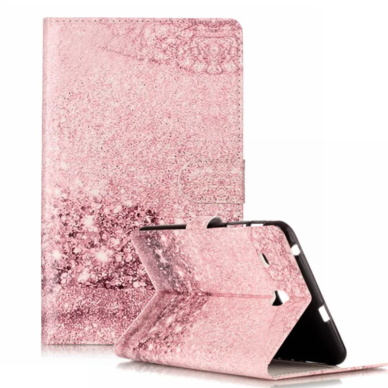 Wekays Tablet Case For Samsung Galaxy Tab E 8.0 T377 T377V Cover Flip Leather PU Stand Kickstand Case Cartoon Windbell Funfas