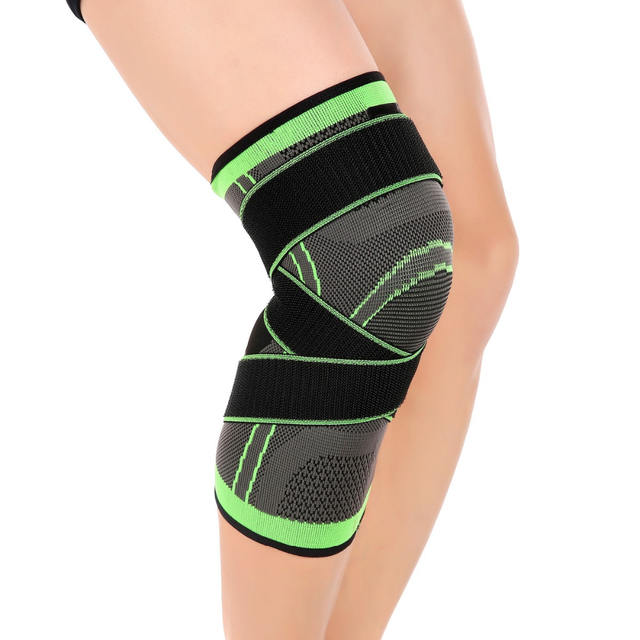 Free Ship From USA Pressurized Fitness Running Cycling Bandage Knee Support Braces Elastic Nylon Sports Compression Pad Sleeve
