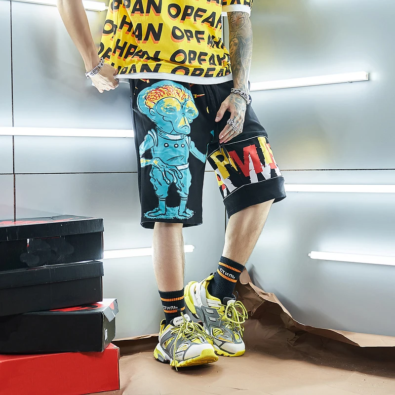 Dropshipping 2019 New Summer Cartoon Shorts Men