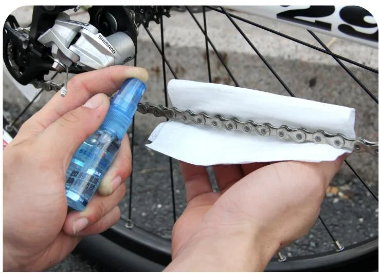 CYLION моющая Цепь Ткань для очистки и линия для велосипедной цепи Маховик шины ткани и нити инструменты легко взять велосипед аксессуары для велосипеда