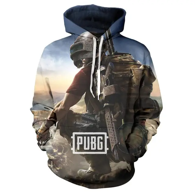 PUBG Game Hoodie 2018 New Fashion Men's Women's Pullover Unknown ...