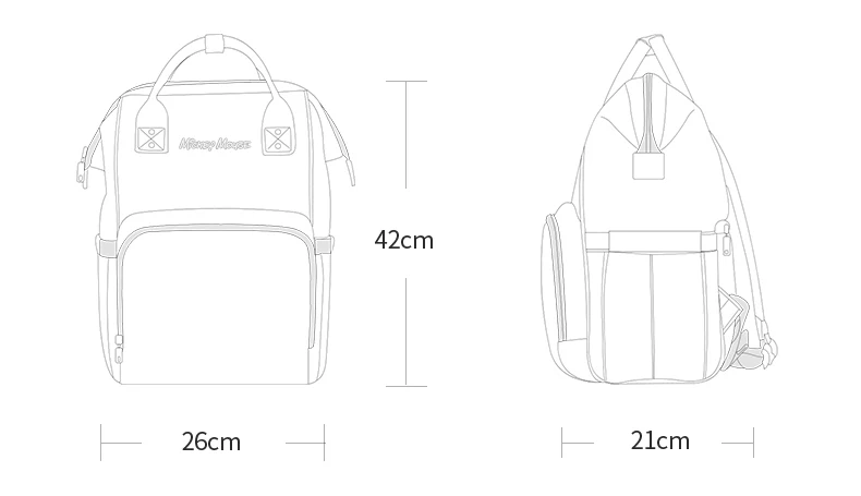 Детский рюкзак для подгузников disney с usb, модная сумка для подгузников для мам, сумки для детских подгузников, водонепроницаемые, большая емкость для коляски