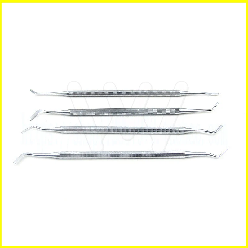 4Pcs Set Factory outlet Dental Composite Filling Instrument spatula Amalgam Plastic Double Ends (2)