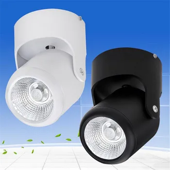 

10W 20W Dimmable COB LED Downlight Surface Mounted Ceiling Adjustable LED Ceiling lamp LED Spotlights LED lamp Free Shipping