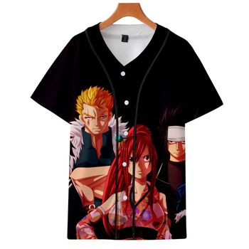 

Fairy Tail 3D Print Cosplay jackets Kpop Fashion jacket new brand cool print Cool baseball jacket for men Clothes
