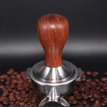 

Stainless Steel Coffee Hammer Espresso Tamper Base Press Powder Bean Tool 49/ 51/58MM