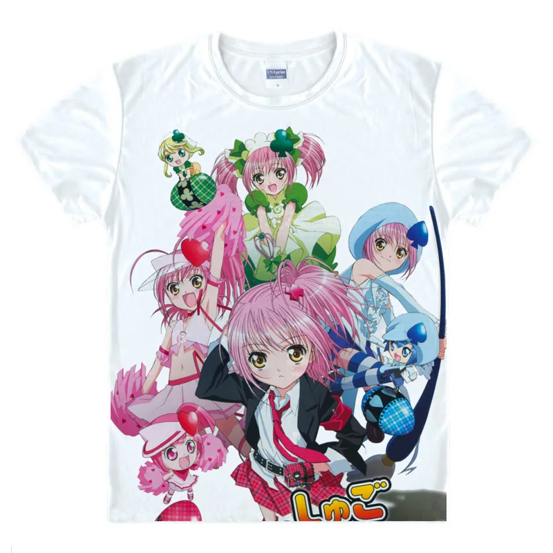 Футболки Shugo Chara с надписью My Guardian футболки разных стилей коротким рукавом