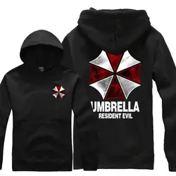 Новинка 2019 года распродажа Resident Evil толстовки cardgian Umbrella Corporation символ логотип печатных куртка для мужчин и женщин