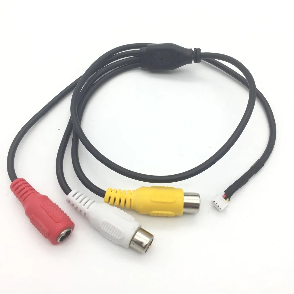 CCTV Security video Mic Audio FPV mini Camera Audio + BNC RCA Video + Power Cable CCTV Accessories DC 12V CCTV Security video Mic Audio FPV mini Camera Audio + BNC RCA Video + Power Cable CCTV Accessories DC 12V