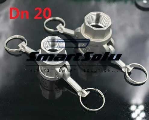 

Free shipping Type D Adapter --3/4"--Stainless Steel Cam and Groove Male Adapter Female Thread Camlock Coupling Homebrew JK12004