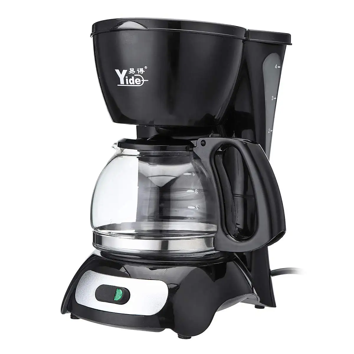 220V 650W 4-Cups Electric Coffee Maker Automatic Insulation Pot Small Drip Commercial American Coffee Machine Kitchen 4-6 People 220V 650W 4-Cups Electric Coffee Maker Automatic Insulation Pot Small Drip Commercial American Coffee Machine Kitchen 4-6 People