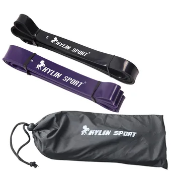 

black and Purple combination Cheaper Natural latex 41" Strength Resistance Bands Pull Up Strengthen Muscles