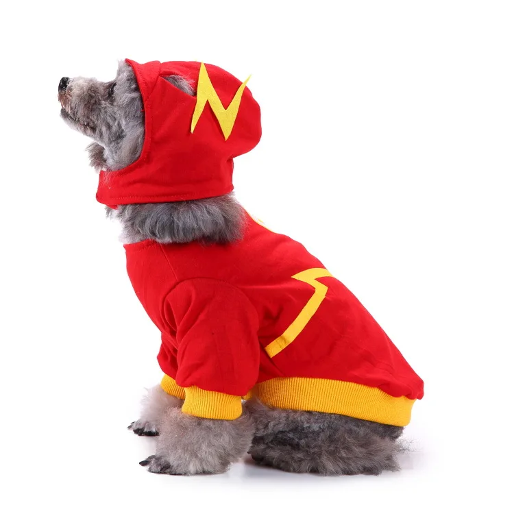 AHUAPET костюм для домашних животных на Хэллоуин, куртка для собак, модная одежда для маленьких собак, Рождественская Одежда для собак, золотистый ретривер - Цвет: N Lightning dog