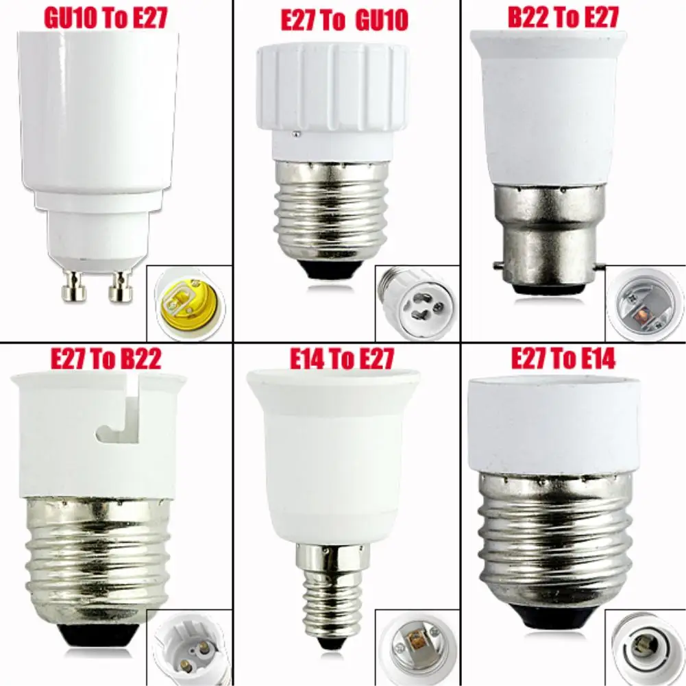 Акция! 1 шт. E27 светодио дный свет лампы базы штекер к ЕС Тип Plug адаптер конвертер с на кнопка с лампочкой держатель E14