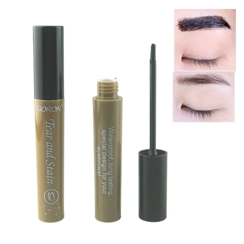 

GORON 2018 Natural Eyebrow Gel Long Lasting Waterproof Makeup Tint Liquid Eye Brow Enhancer Cream Black Brown Cosmetic MG001