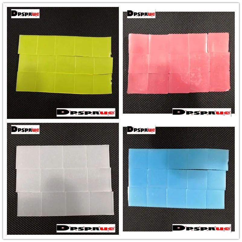 

Dpsprue Diamond Painting Cross Stitch Tools Embroidery Mosaic Accessories DIY Tools 2x2cm Pink Blue Yellow White Wax Clay Glue
