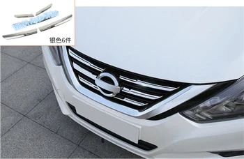 

Lapetus Car Styling Front Grille Grill Lid Decoration Frame Cover Trim Fit For Nissan Teana / Altima 2016 2017 Stainless Steel