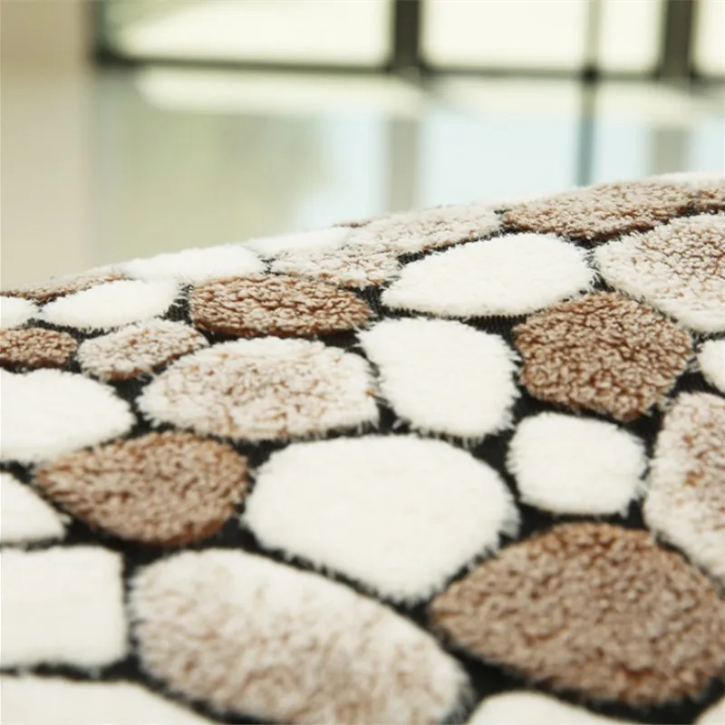 1pc Memory Foam Absorbent Bathroom Pad Doormat Door Mat Slip-resistant Pad Bathroom Shower Bathroom Accessories Sets 40*60cm 47