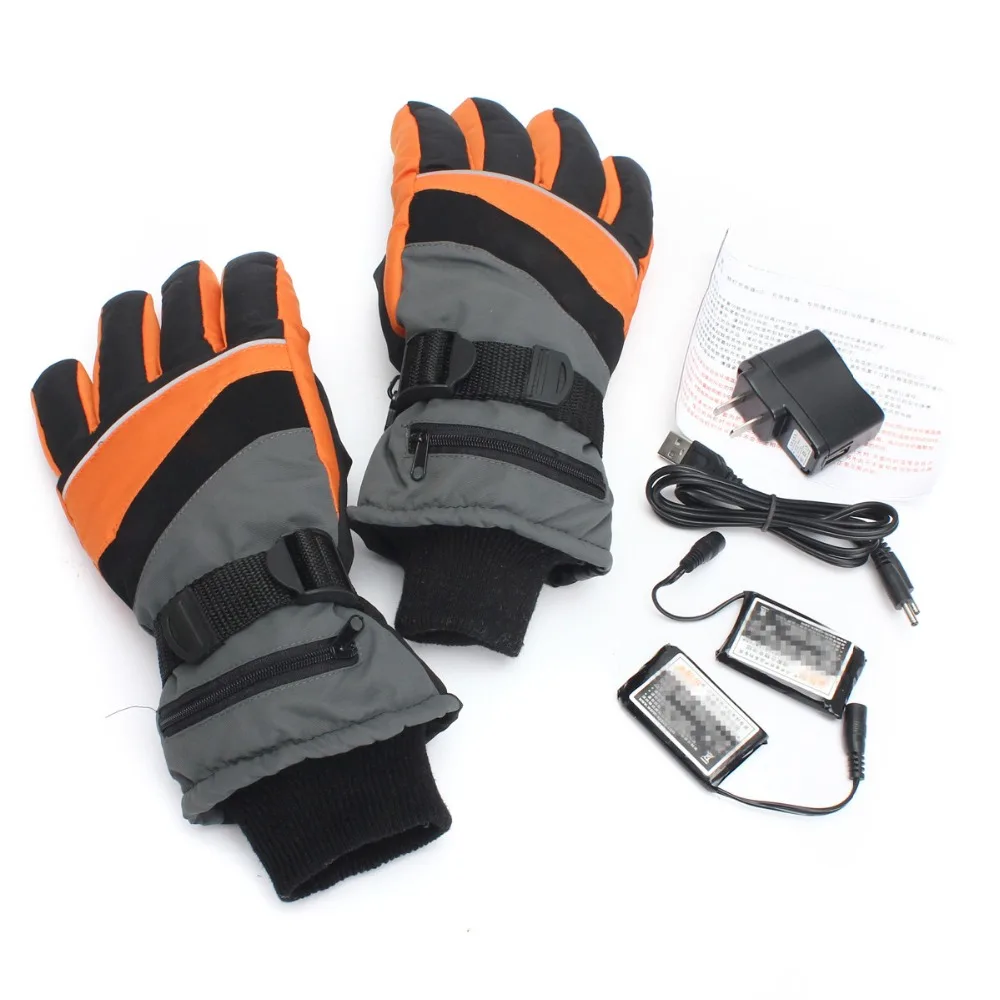 Buy One Pair Motorcycle Outdoor Work Electric Heated Gloves Rechargeable