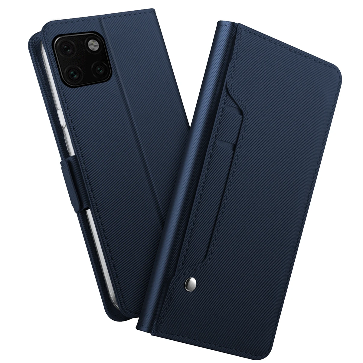 

For iPhone 11 Pro 11 Pro Max Case 2019 Luxury PU Leather Flip Stand Wallet Cover for iPhone 11 XI Case Mirror Rotate Card Slot
