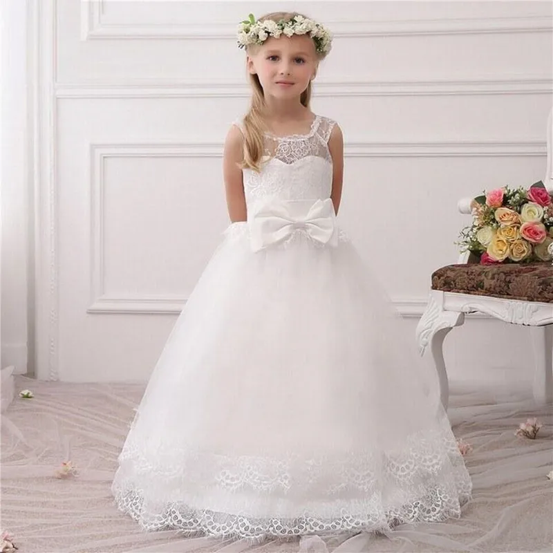 formal-white-or-ivory-simple-lace-kids-gown-flower-girl-dresses-for-wedding-girl-039 (1)