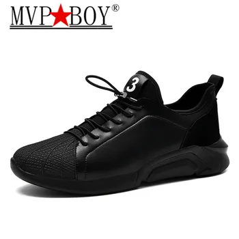 

MVP BOY New Brand Designer Super Men's 3 Sneakers Fashion Boys Cool ULzzang Casual Shoes White Black Color Shoes For Students