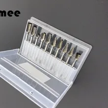 10 шт. Вольфрамовая сталь Шлифовальная головка вольфрамовый Карбид заусенцы наборы Мини дрель Алмазные Боры материал tungstenio dremel аксессуары