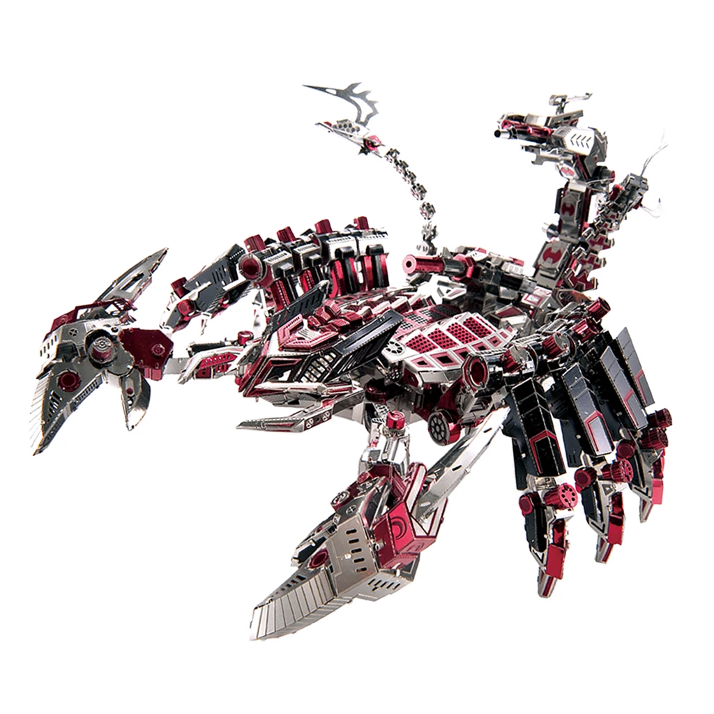 746pcs/ set 3D Metal Puzzle DIY Fighting Scorpion Robot Model Assemble