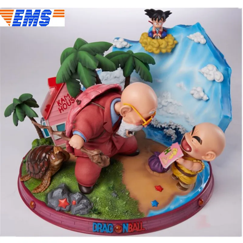 Статуя аниме Dragon Ball Каме сеннин криллин сон Гохан сцена версия 1/6 г к полноразмерный портрет резиновая фигурка героя игрушки Q359