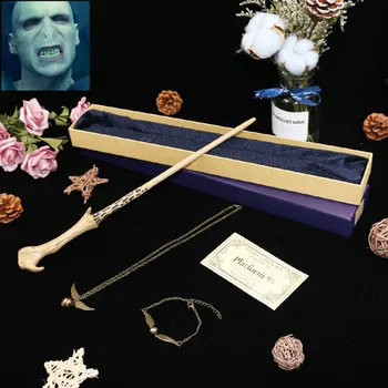 

DOOLNNG Newest Metal Core ha Magic wand/ Voldemort Magics Fantastic Beasts / Gift Box Packing
