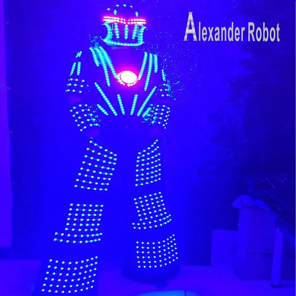 

LED Costume /LED Clothing/Light suits/ LED Robot suits/ Kryoman robot/ ALexander robot