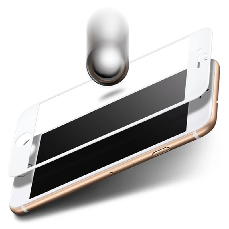 Goede 3d voor iphone 6s plus screen protector glas voor iphone 7 glas screen protector hd voor iphone 8 plus glas bescherming 9 h