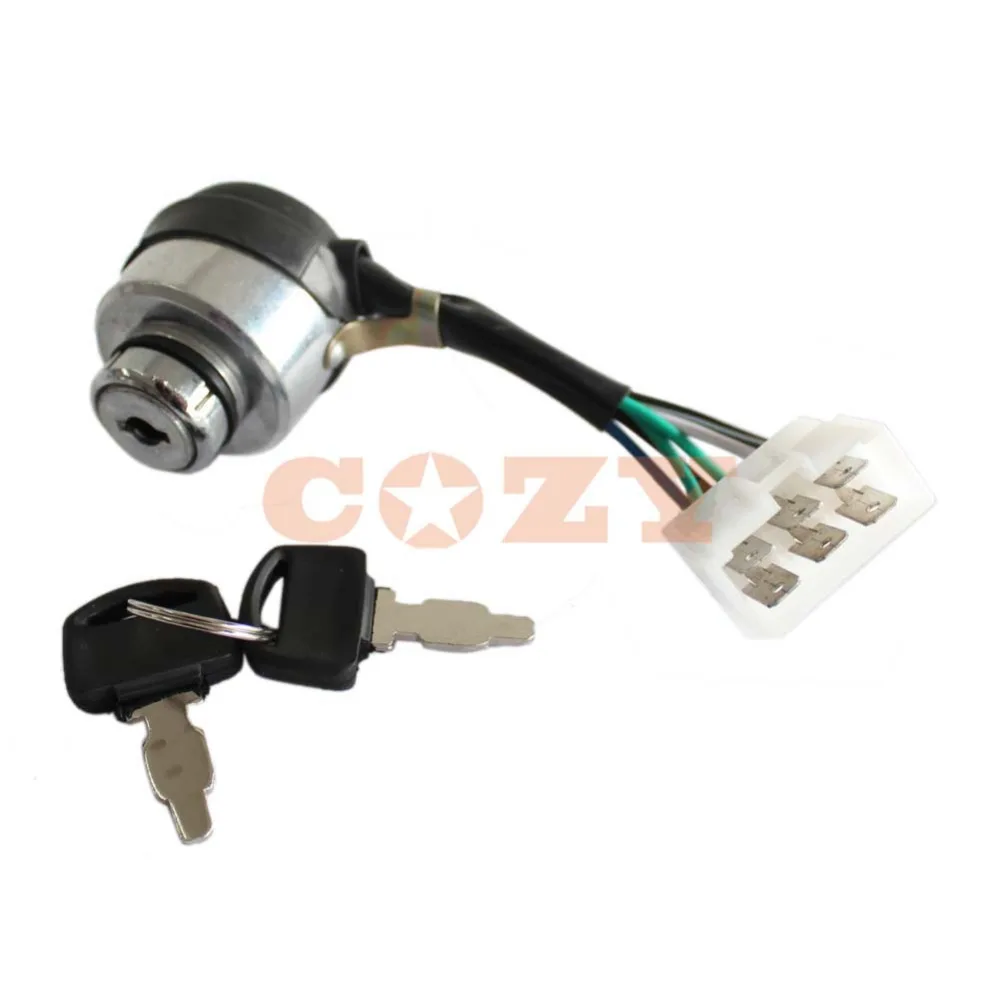 Generator Ignition Key Switch For Powerland 4400E 6500E ... honda 6500 generator wiring diagram 
